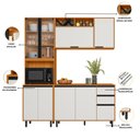 Ver imagem 6 de Cozinha Modulada Compacta com Nichos 3 Peças 180cm Ravena Poliman Móveis