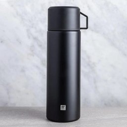 Garrafa Térmica 1000ml em Aço Inox e Silicone Preta Fosca Thermos Zwilling - 3