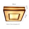 Plafon Moderno Decorativo 6 Lâmpadas para Sala Mesa Cozinha Quarto Escritório - 4