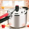 Panela de Pressão Clock Original Polida com Fechamento Interno e 4,5l de Capacidade - 8
