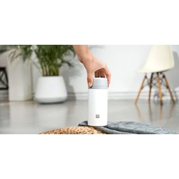 Garrafa Térmica com Infusor 420ml em Aço Inox Cinza e Branco Thermos Zwilling - 5 Garrafa Térmica com Infusor 420ml em Aço Inox Cinza e Branco Thermos Zwilling - 5