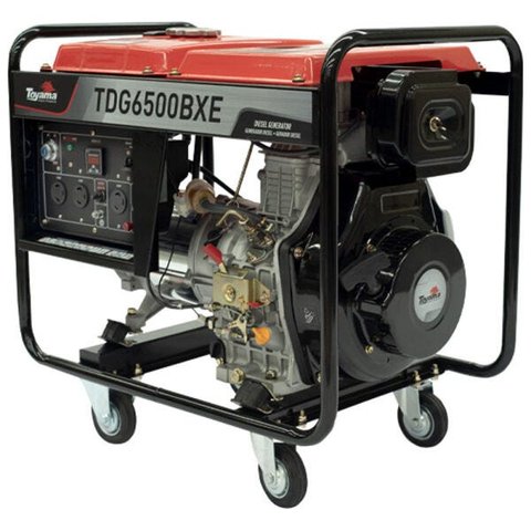 Gerador de Energia a Diesel 5,5kVA 4T Elétrica Toyama TDG6500BXE Bivolt 251-045