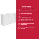 Ver mais imagens de Comoda 8 Gavetas Easy Like Branco