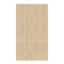 Ver imagem 4 de Mesa Reunião 2,00m X 0,90m 1cx Tomada e 3 Painéis de Tv F5 Cor:macadâmia com Branco