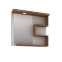 Ver imagem 3 de Gabinete para Banheiro com Cuba, Armário e Espelho 70cm Veneza Móveis Bosi