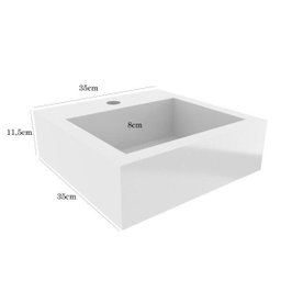 Gabinete para Banheiro com Cuba, Armário e Espelho 70cm Veneza Móveis Bosi - 8 Gabinete para Banheiro com Cuba, Armário e Espelho 70cm Veneza Móveis Bosi - 8