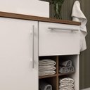 Ver imagem 7 de Gabinete para Banheiro com Cuba, Armário e Espelho 70cm Veneza Móveis Bosi