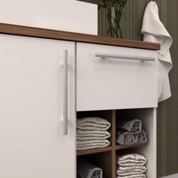 Gabinete para Banheiro com Cuba, Armário e Espelho 70cm Veneza Móveis Bosi - 7 Gabinete para Banheiro com Cuba, Armário e Espelho 70cm Veneza Móveis Bosi - 7