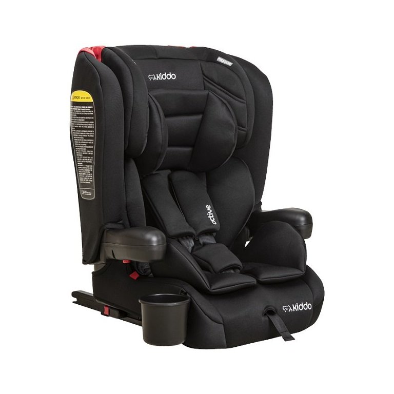 Cadeirinha para Carro Kiddo Active Isofix 9-36 KG Preto