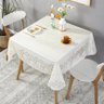 Toalha Mesa Renda Plástico Impermeável Clássica Pe 4 Lugares - 3
