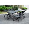Mesa Dobrável Tipo Maleta 180 X 75 Cm - Preta - 4