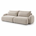 Ver imagem 2 de Sofá Cama Modular Orgânico Retrátil 4 Lugares 270cm com Base em Madeira Maciça Oxford