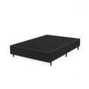 Ver imagem 3 de Base Cama Box Casal 1,38x1,88 Mts Cecilia Vilajo: Suede Preto