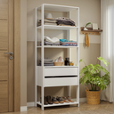 Ver imagem 1 de Guarda-Roupa Closet Modulado 2 Gavetas 4 Prateleiras 70cm Valencia Madesa