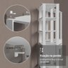 Guarda-roupa Closet Modulado 2 Gavetas 4 Prateleiras 70cm Valencia Madesa - 5