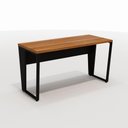 Ver imagem 3 de Escrivaninha Industrial 135cm Tampo 30mm Pés em Metal F5
