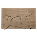 Ver imagem 4 de Mesa Desmontável Monta Fácil Cor Carvalho