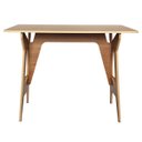 Ver imagem 2 de Mesa Desmontável Monta Fácil Cor Carvalho