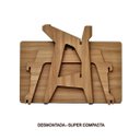 Ver imagem 5 de Mesa Desmontável Monta Fácil Cor Carvalho