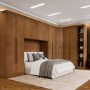 Ver imagem 3 de Guarda Roupa Modulado Casal Safira 011 em MDF com 11 Portas e 9 Gavetas
