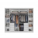 Ver imagem 4 de Quarto de Casal Completo com Guarda Roupa e Cama Espresso Móveis Branco