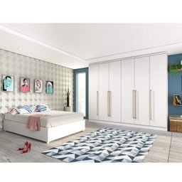 Quarto de Casal Completo com Guarda Roupa e Cama Espresso Móveis - 1 Quarto de Casal Completo com Guarda Roupa e Cama Espresso Móveis - 1
