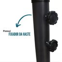 Ver imagem 3 de Ombrelone Suspenso Lateral 3,50m Alumínio Importway Branco