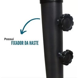 Ombrelone Suspenso Lateral 3,50m Alumínio Importway Branco - 3