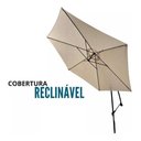 Ver imagem 5 de Ombrelone Suspenso Lateral 3,50m Alumínio Importway Branco