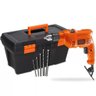 Kit Furadeira Impacto 3/8 560w C/5 Brocas+caixa Black Decker - 220v - 1