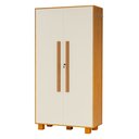 Ver imagem 1 de Armário Multiuso Organizador Laundry em Mdf 194cm – 2 Portas:naturale/ Off White