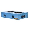 Comedouro Com Patinhas E Potes Inox Para Cachorro Azul - 2
