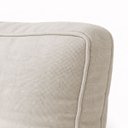 Ver imagem 5 de Almofada Decorativa Laura Cheia Fofinha com Zíper 36x60 Linho para Sofá Cama Poltrona Fibra Silicona