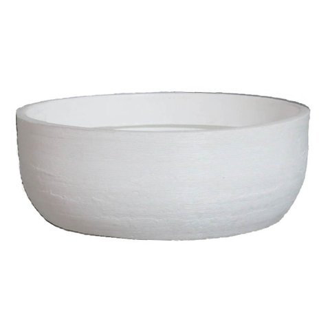 Vaso Planta 35x15 Bacia Cuia Polietileno - BRANCO 006