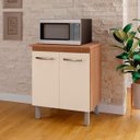 Ver imagem 6 de Balcão Multiuso de Cozinha 2 Portas Helena Savana / Off White