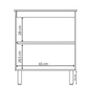 Ver imagem 3 de Balcão Multiuso de Cozinha 2 Portas Helena Savana / Off White