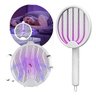 Raquete Elétrica Anti Mosquitos 4 em 1 Funções Manual Portátil e Modo Uv Inteligente - 2