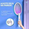 Raquete Elétrica Anti Mosquitos 4 em 1 Funções Manual Portátil e Modo Uv Inteligente - 5