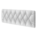 Ver imagem 2 de Cabeceira Almofadada para Cama Box Suspensa Paris 1,40 X 55 Branco Corino