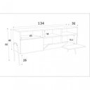 Ver imagem 3 de Rack para TV até 55 Polegadas 3 Portas Capriccio Porte Urbano Estilare
