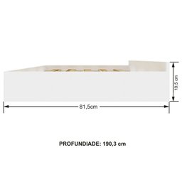 Cama Auxiliar Infantil Aquarela Jatoba - Santos Andirá - 3