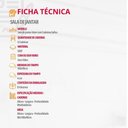 Ver imagem 5 de Mesa Sala de Jantar Aster 180cm e 6 Cadeiras Safira Moderna Veludo Capuccino Off White Imbuia