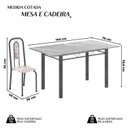 Ver imagem 3 de Conjunto Sala de Jantar com 6 Cadeiras Lívia