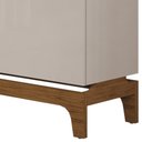 Ver mais imagens de Balcão Buffet para Sala de Jantar 3 Portas 139cm Alice D04 Freijó/off White - Mpozenato