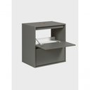 Ver imagem 7 de Gabinete para Banheiro Dubai Suspenso 1 Porta 1 Gaveta MDF 60cm Verde On Móveis