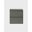 Ver imagem 5 de Gabinete para Banheiro Dubai Suspenso 1 Porta 1 Gaveta MDF 60cm Verde On Móveis