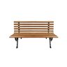 BANCO DE JARDIM TAMANDUÁ ESTILO PRAÇA 120CM - 10 RÉGUAS - 2