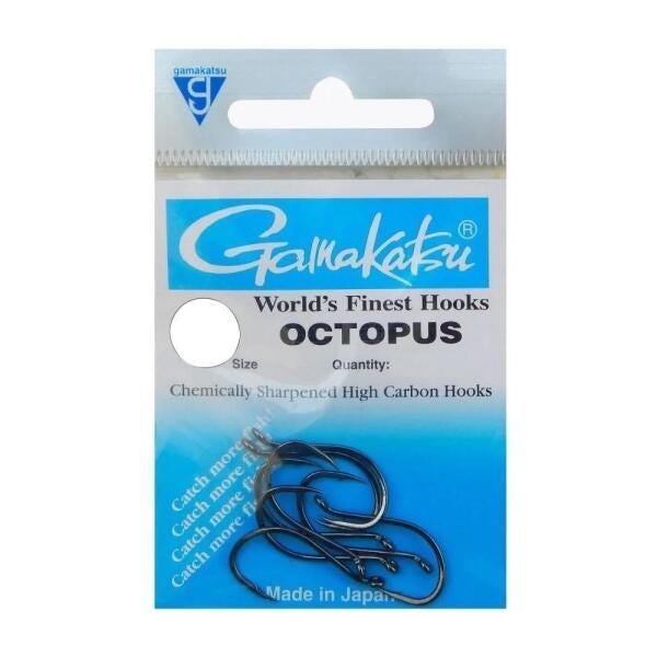 Anzol Octopus Hooks - Gamakatsu 8/0 - 1