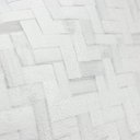 Ver imagem 3 de Papel de Parede Geométrico Chevron Off White+ Cola Inclusa- Vinilico Lavável 4005