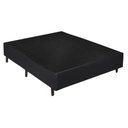 Ver imagem 1 de Base Cama Box Casal Corino Preto 40x138x188